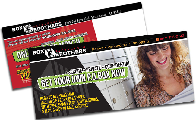 Box Brothers: direct mail piece