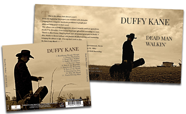 Duffy Kane: album design