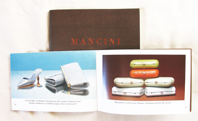 Mancini: catalog design and print production
